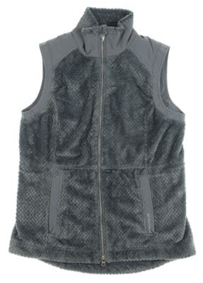 New Womens Zero Restriction Maddie Fleece Vest X-Small XS Gray MSRP $220