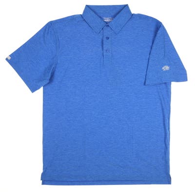 New W/ Logo Mens Straight Down Dodge Polo X-Large XL Blue MSRP $98 14491