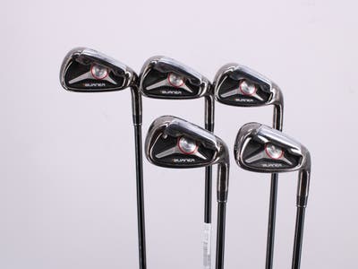 TaylorMade 2009 Burner Iron Set 6-PW TM Reax Superfast 60 Graphite Senior Right Handed 37.75in