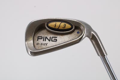 Ping i3 Oversize Single Iron 8 Iron Stock Steel Shaft Steel Stiff Right Handed Blue Dot 36.25in