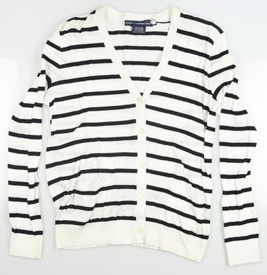 New Womens Ralph Lauren Golf Sweater Medium M White MSRP $125