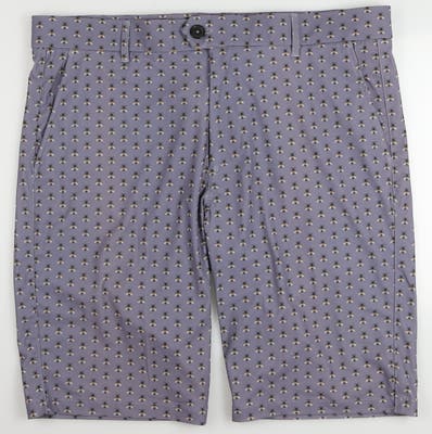 New Mens Greyson Golf Shorts 34 Purple MSRP $125