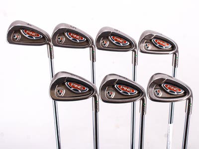 Ping i10 Iron Set 4-PW Ping AWT Steel Stiff Right Handed Green Dot 38.0in