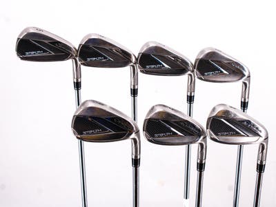 TaylorMade Stealth Iron Set 5-PW GW True Temper Dynamic Gold 95 Steel Regular Right Handed 38.75in