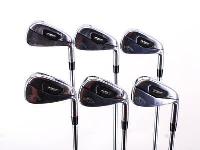 Callaway Rogue ST Pro Iron Set 5-PW Project X RIFLE 105 Flighted Steel Stiff Right Handed 37.75in