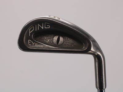 Ping Eye Single Iron 6 Iron Stock Steel Shaft Steel Stiff Right Handed Black Dot 37.0in