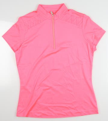New Womens Tail Golf Polo S/M Warm Peach MSRP $93 GC0385-0040