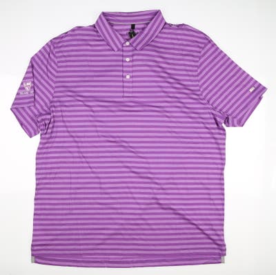 New W/ Logo Mens Nike Golf Polo X-Large XL Purple MSRP $80