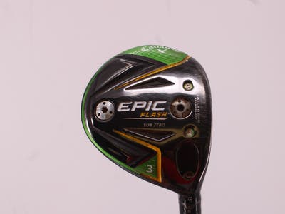 Callaway EPIC Flash Sub Zero Fairway Wood 3 Wood 3W 15° Project X Even Flow Green 65 Graphite Regular Right Handed 43.0in