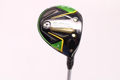 Callaway EPIC Flash Fairway Wood 3 Wood 3W 15° Project X Even Flow Green 65 Graphite Stiff Right Handed 43.0in
