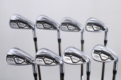 Callaway Apex CF16 Iron Set 4-PW GW SW UST Mamiya Recoil 760 ES Graphite Regular Right Handed 38.0in
