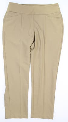 New Womens Adidas Golf Pants Medium M Khaki MSRP $70