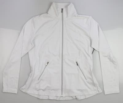 New Womens Tail Golf Jacket Medium M White MSRP $97