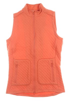 Brand New Womens Level Wear Story Vest Small S Orange MSRP $75 AW01L