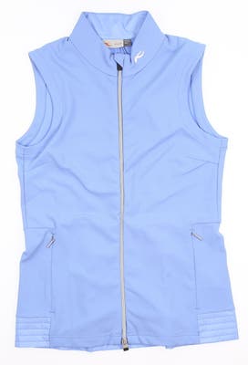 New Womens KJUS Nina Midlayer Vest Small S Blue MSRP $249 LG40-H01