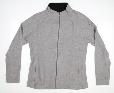 New W/ Logo Womens Straight Down Golf Jacket X-Large XL Gray MSRP $120 W60230