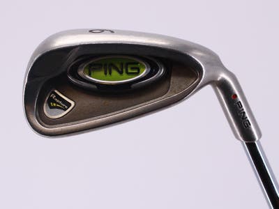 Ping Rapture Single Iron 6 Iron Stock Steel Shaft Steel Stiff Right Handed Red dot 37.5in