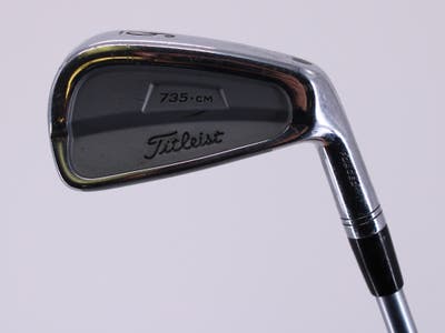 Titleist 735.CM Chrome Single Iron 6 Iron Project X Rifle 6.0 Steel Stiff Right Handed 37.5in