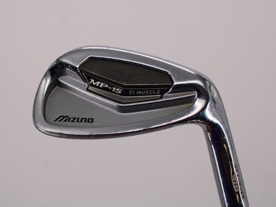 Mizuno MP 15 Single Iron Pitching Wedge PW Stock Steel Shaft Steel Wedge Flex Right Handed 35.5in
