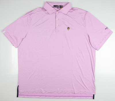 New W/ Logo Mens Ralph Lauren RLX Golf Polo XX-Large XXL Purple MSRP $99 785805821002