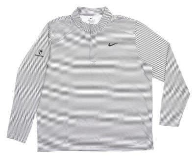 New W/ Logo Mens Nike Golf 1/2 Zip Pullover XX-Large XXL White MSRP $95