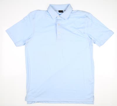New Mens Dunning Golf Polo Small S Blue MSRP $79