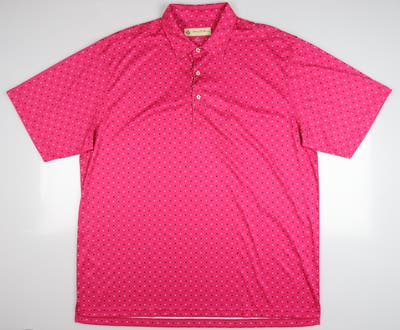 New Mens DONALD ROSS Golf Polo X-Large XL Pink MSRP $98