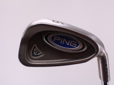 Ping i5 Single Iron 6 Iron True Temper Steel Stiff Right Handed Black Dot 37.25in