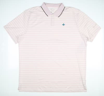 New W/ Logo Mens Nike Golf Polo X-Large XL Pink MSRP $80 CK4744-698