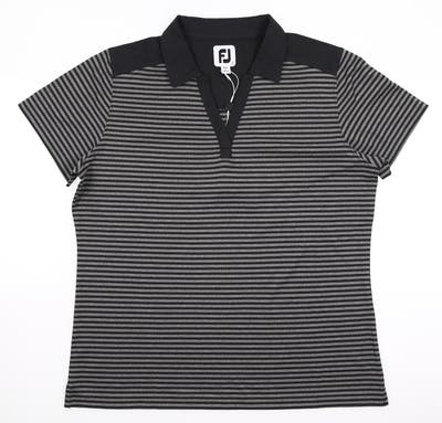 New Womens Footjoy Polo Large L Multi MSRP $75 25478