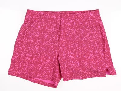 New Womens Adidas Golf Shorts 10 Wild Pink MSRP $65 GL6691