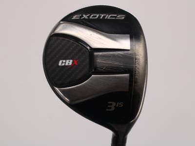 Tour Edge Exotics CBX Fairway Wood 3 Wood 3W 15° Project X HZRDUS Yellow 6.0 Graphite Stiff Right Handed 43.25in