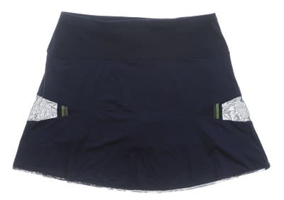 New Womens Lucky In Love Golf Skort X-Large XL Navy Blue MSRP $98 GB72-401