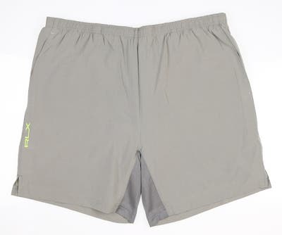 New Mens Ralph Lauren RLX Lux-Leisure 4-Way Stretch Shorts X-Large XL Gray MSRP $85