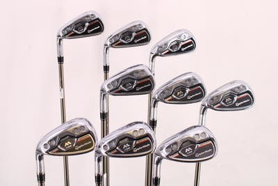 TaylorMade M CGB Iron Set 4-PW GW SW UST Mamiya Recoil 460 F2 Graphite Senior Left Handed 38.5in