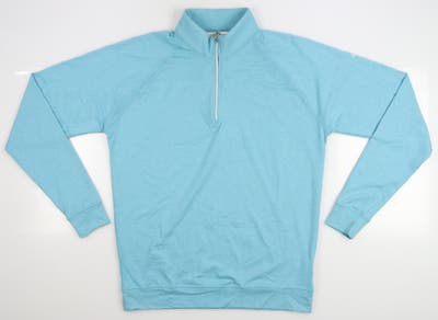 New W/ Logo Mens Holderness and Bourne The Westland 1/4 Zip Pullover Small S Blue MSRP $125