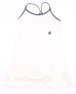 New W/ Logo Womens Ralph Lauren RLX Golf Dress X-Small XS White MSRP $198 285833971001