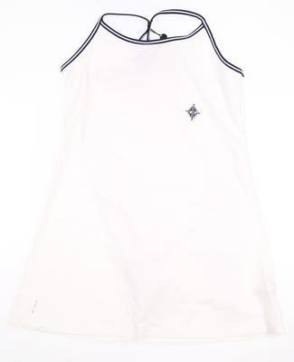 New W/ Logo Womens Ralph Lauren RLX Golf Dress Medium M White MSRP $198 285833971001