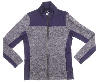 New W/ Logo Womens Straight Down Alexa Jacket Large L Purple MSRP $120 W60286