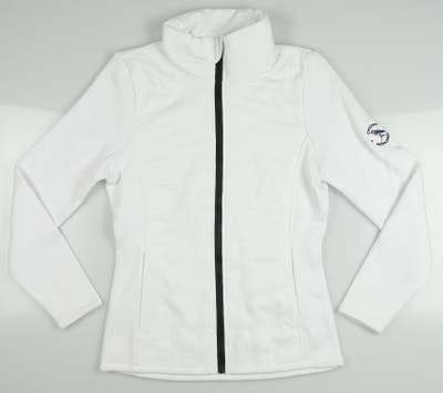 New W/ Logo Womens Footjoy Golf Jacket X-Small XS White MSRP $145 24698