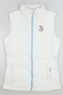 New W/ Logo Womens Footjoy Golf Vest Small S White MSRP $135 24696