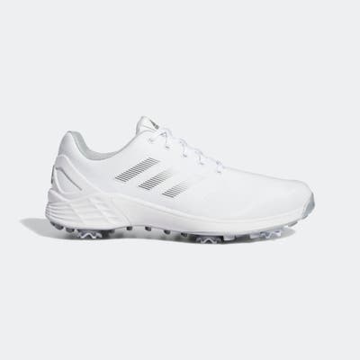 New Mens Golf Shoe Adidas ZG21 Medium 7.5 White/Silver/Silver MSRP $180
