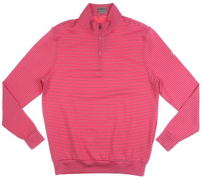 New W/ Logo Mens Fennec Golf 1/4 Zip Pullover Medium M Pink MSRP $140 181F322
