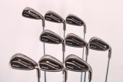 Ping G25 Iron Set 4-PW GW SW Ping CFS Steel Stiff Right Handed Black Dot 38.5in