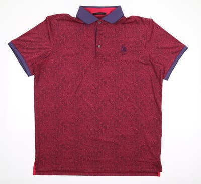 New W/ Logo Mens Greyson Den Of Thieves Polo Large L Hawk MSRP $105 PDT2009 601