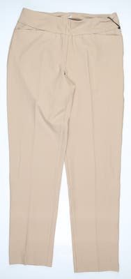 New Womens Tail Golf Pants 12 Tan MSRP $99