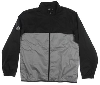 New Mens Adidas Golf Jacket X-Large XL Black MSRP $85 CY7443