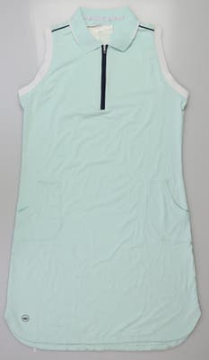 New Womens Peter Millar Sleeveless Golf Dress Medium M Green MSRP $126