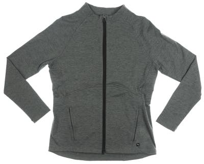 New Womens Puma Cloudspun Jacket Small S Gray MSRP $80 599265 01