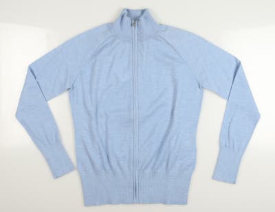 New Womens Peter Millar Cashmere Sweater X-Small XS Blue MSRP $300 LS19S03